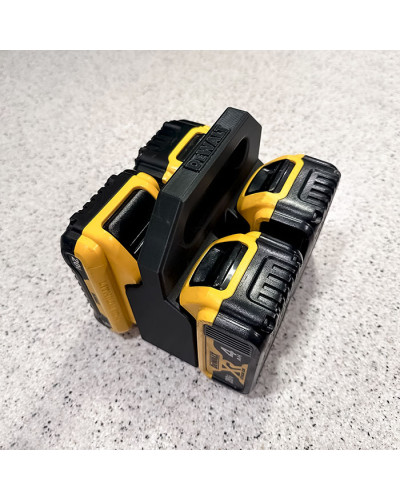 Органайзер для переноски та зберігання 4шт АКБ DeWALT 18V