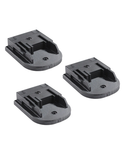 Набір 3шт тримачів акумуляторного інструменту Makita, Procraft, Stromo, Revolt, Grand, Vitals 18V. Настійнний / стельовий 
